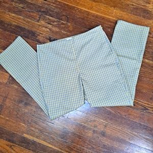 Sunday Best yellow plaid dress pants